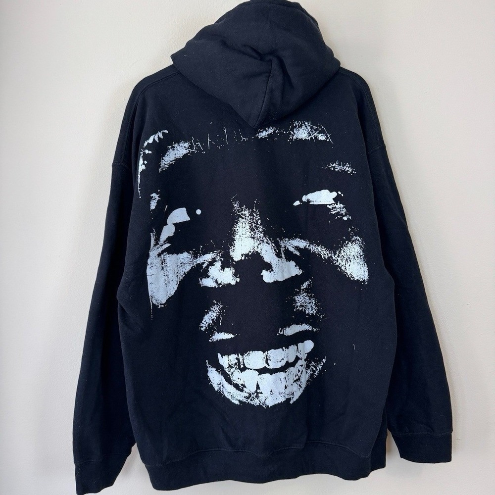 Pusha T It's Almost Dry Music Concert Tour Merch Graphic Art Black Hoodie
